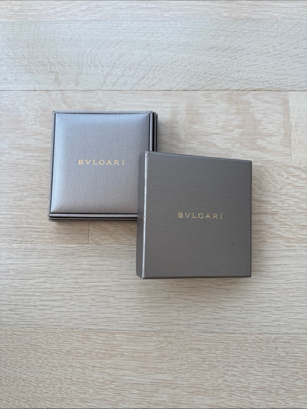 Bulgari Brown and Cream Jewelry Presentation Box